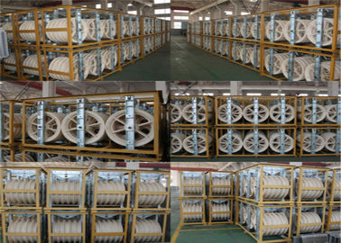 خرید Four Bundled Conductor Pulley Block Section Area Under 630mm2 Line Stringing With Nylon Wheel online manufacture