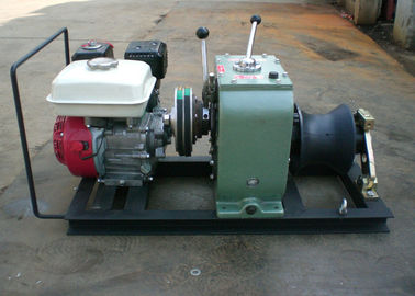 خرید High Efficiency Fast Petrol Cable Winch Puller Engine Powered Capstan 3 Ton online manufacture