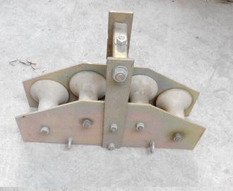 خرید Fiber Optic Cable Tools 20KN Cable Pulley Block for Stringing OPGW Max 22mm diameter online manufacture
