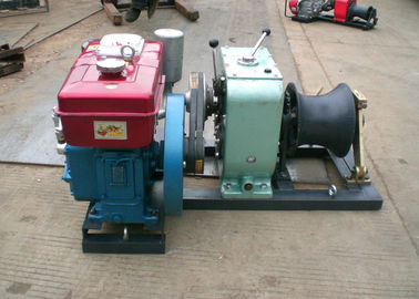 خرید 50 KN Diesel Engine Cable Winch Puller Light Weight in Fast Speed online manufacture