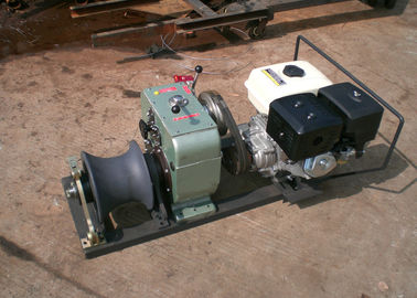 خرید 5 Tons Petrol Engine Cable Winch Puller / gasoline engine powered winch online manufacture