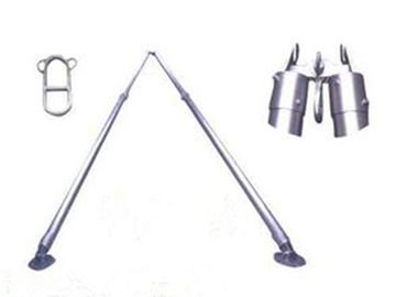 خرید Aluminum Alloy A shape Tubular Tower Erection Tools / Stringing Equipment Gin Pole online manufacture