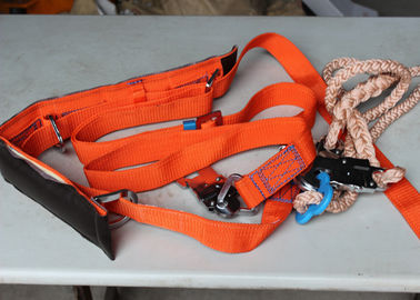 خرید High Tenacity  Polyester Full Body Safety Belt with Safety Rope / lanyard online manufacture