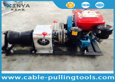 خرید Power Construction Cable Winch Puller With Water Cooled Diesel Engine online manufacture