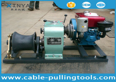 خرید Small Volume 5 Ton Diesel Engine Powered Winch for Cable Pulling With Belt Driven online manufacture