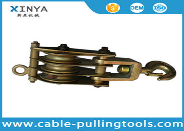 خرید سه چرخ 30KN فولاد بلوک چرخ فلز بلوک برای کشیدن طناب online manufacture