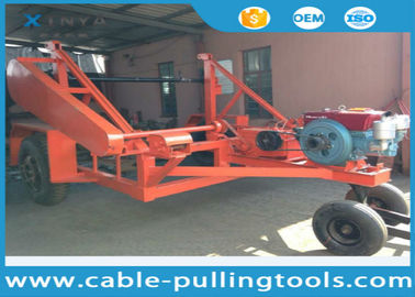 خرید 5T Multi function Full Cable Drum Trailer Other Tools With Water Cooled Diesel Engine online manufacture