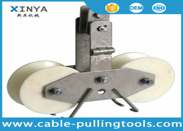 خرید 25KN OH Line Stringing Wheel Tandem Unit Stringing Pulley For Stringing online manufacture