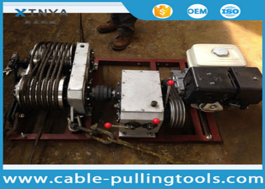 خرید Double Drum Honda Gasoline Cable Winch Puller Winch With 5T Load Capacity , 7 Grooves online manufacture