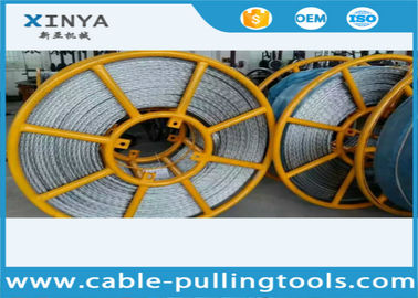 خرید ISO 22 mm Breakage Tension 320 kN Anti twist Wire Rope Galvanized Steel High Voltage Line Stringing online manufacture
