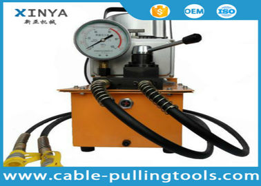 خرید 220V 700bar Electric Hydraulic Pump Transmission Line Stringing Tools With Hydraulic Puncher , Bender , Cylinder online manufacture