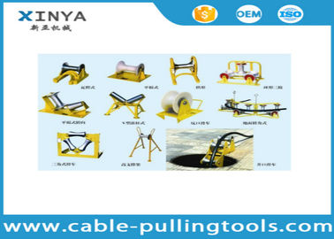 خرید Different Types Underground Cable Pulling Roller Cable Pulley With Aluminum / Nylon Wheel online manufacture