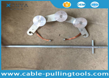 خرید Aluminum Alloy SHL75D Hook Grounding Pulley Block , 6-38mm Conductor Wire online manufacture