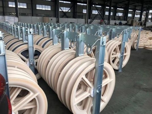 خرید 660mm 3 Sheave نایلون بلوک رشته برای سیم خلبان online manufacture