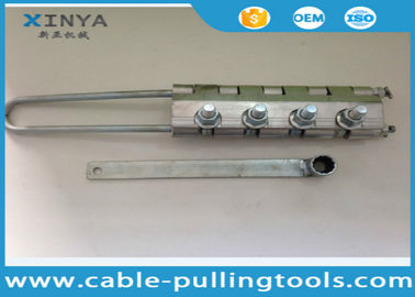 خرید 11-15 MM Fiber Optic Cable Stripping Tool Bolted Type OPGW Cable Grip online manufacture