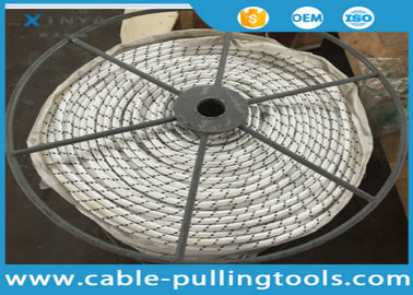 خرید High Strength Fiber Optic Cable Tools Polyester PP Double Braided Rope For Pulling OPGW online manufacture