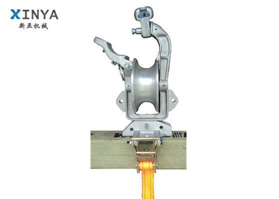 خرید SH10TY Universal Crossarm Mounted Stringing Block با چرخ آلومینیومی 7 اینچی و بار نامی 10KN برای خط انتقال بالا online manufacture