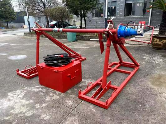 خرید SIPZ-7H Hydraulic Cable Drum Jack with 7T Capacity 2000 N.M Brake Force and 45 RPM Rotation Speed for Heavy-Duty Transmission Line Stringing online manufacture