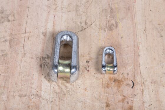 خرید اتصال‌دهنده سیم راهنمای 50kN با استحکام بالا، طراحی تقویت‌شده U شکل و فولاد آلیاژی با کیفیت بالا برای کشیدن ایمن کابل online manufacture