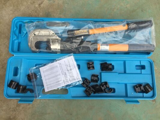 خرید 12 تن کابل هیدرولیک Crimper با 180 ° سر چرخش و سریع تغییر میله برای کار دستی پمپ online manufacture