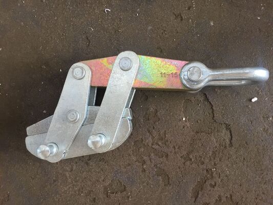 خرید Heavy-Duty Cable Grip for 11-15mm Anti-Twist Steel Wire with 50-200 KN Rated Load and Durable Stainless Steel Construction online manufacture