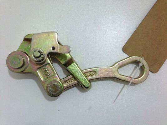 خرید Heavy-Duty 2-Ton Cable Pulling Clamp with Anti-Slip Serrated Jaws for 4-22mm Wire Ropes online manufacture