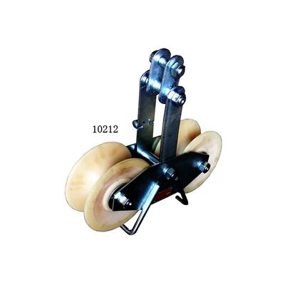 خرید Double Sheave Stringing Block with 25 KN Rated Load and MC Nylon or Aluminum Sheaves for Smooth Ball-Bearing Operation online manufacture