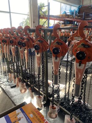 خرید بالابر زنجیری اهرمی دستی 1.5 متری، ظرفیت 1 تن، ابزار بالابر دستی سنگین برای بارگیری صنعتی online manufacture