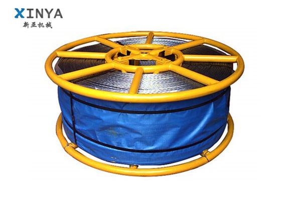 طناب سیم فولاد گالوانیزه با طراحی ضد پیچ و بافت با قدرت بالا برای کاربردهای سنگین