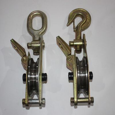 برج بلند کردن طناب ابزار ارتجاعی نوع قلاب سنگین کار سیم طناب گرفتگی بلوک پل