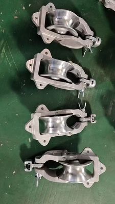 7”Universal Cable Roller & Stringing Block for Transmission Line Installation | Versatile Overhead Pulley